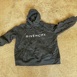 Givenchy Distressed Hole Hoodie